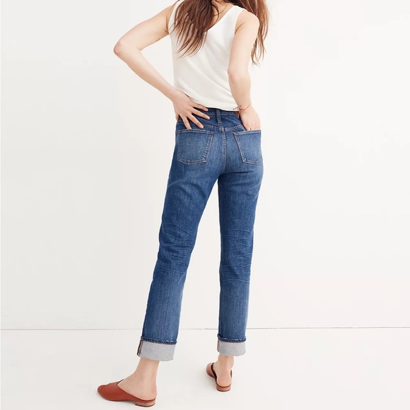 Madewell High Rise Slim BoyJean - Picture 1 of 5